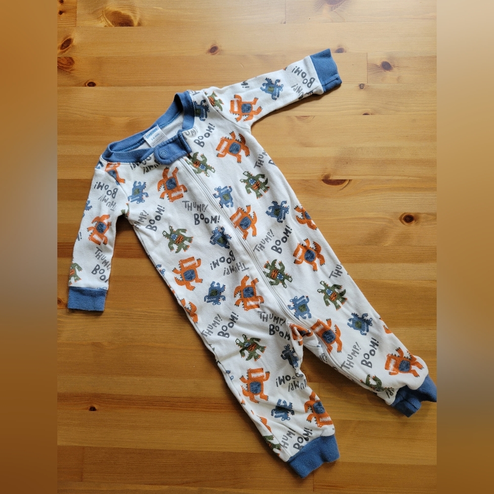 Gymboree Monster Zip Romper
